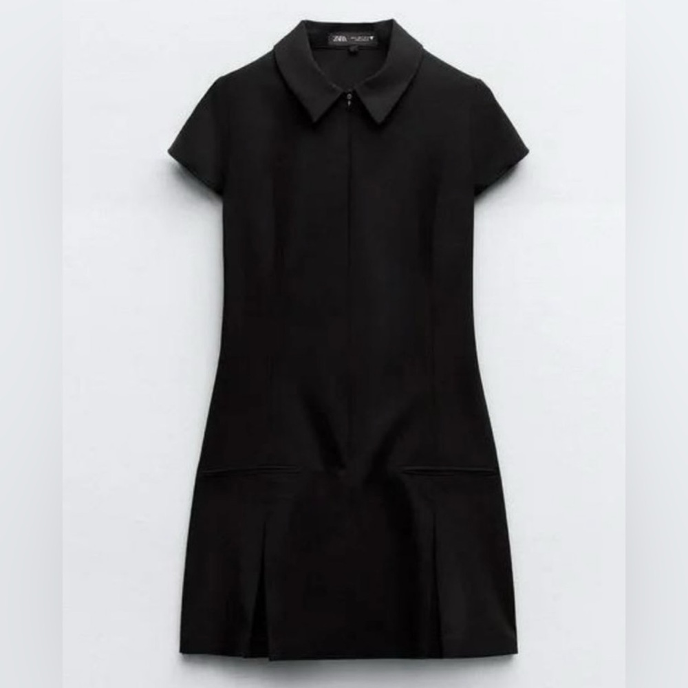 Zara Black Mini Dress - Picture 4 of 16